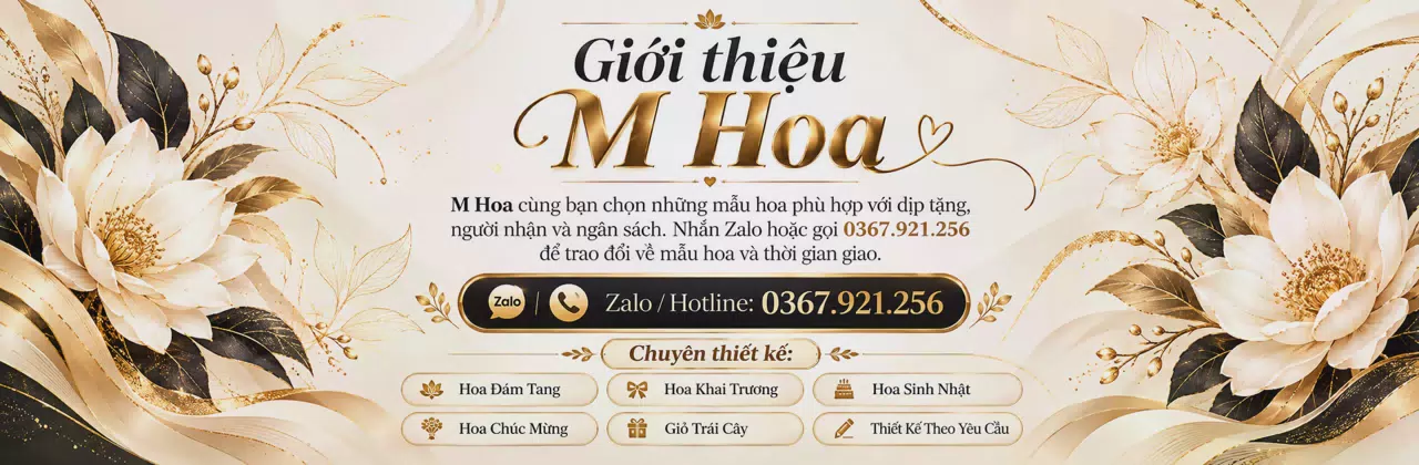 Ảnh bìa Shop hoa tươi Châu Thành Long An - Một món hoa, nhiều điều muốn nói